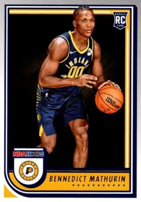 2022-23 Hoops Bennedict Mathurin Rookie Indiana Pacers #236 - Image 1 of 2