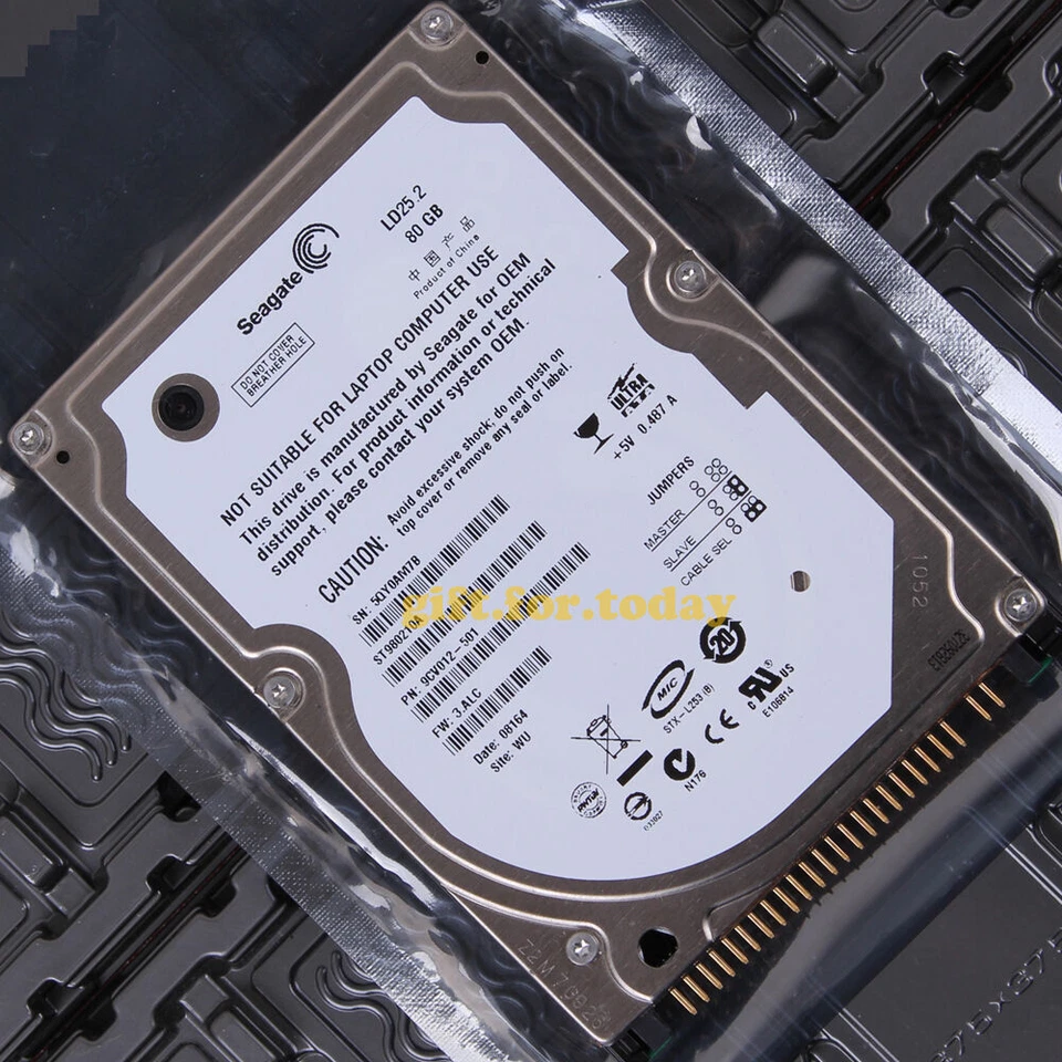 For Seagate (ST980210A) 80 GB 5400 RPM IDE PATA 2.5" Internal Hard Drive HDD - Image 1 of 1