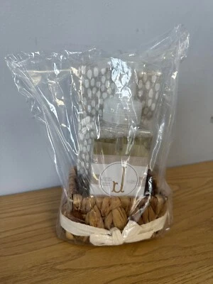 Mud Pie Home Initial Scented Hand Soap & Towel Basket Set - Choose Letter - Image 1 of 4