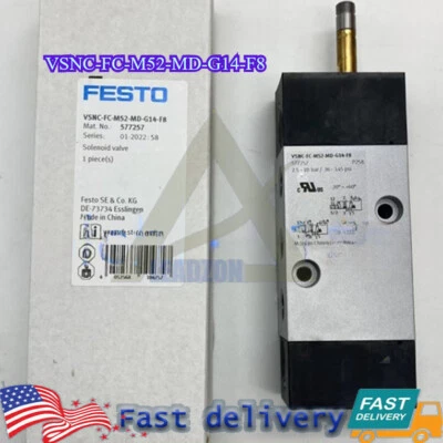 1PCS NEW Festo solenoid valve VSNC-FC-M52-MD-G14-F8 577257 IN BOX - Image 1 of 4