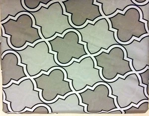 Bedruckte Leinen Tischdecke 60" x 84" LÄNGLICH, (6-8 Personen) SILBER, GRAU FARBE von BH - Bild 1 von 5