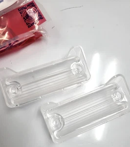 1971-73 Monte Carlo Back Up Light Reverse Lens Pair Guide Made in USA GM Lics - Picture 1 of 5
