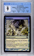INVISIBILITY Eighth 8th Edition Foil CGC 9.0 Graded MTG [Card Kingdom]