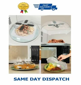 Hover Cover Magnetic Microwave Splatter Lid with Steam Vents Cover | Dishwasher - Picture 1 of 5