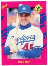 1990 CLASSIC PINK UPDATE #T24 - MIKE HUFF (RC) - LA DODGERS - FREE SHIPPING! 