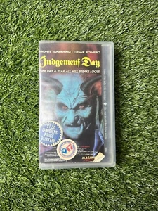 RARE Judgement Day VHS Tape Horror Video Monte Markham Cesar Romero OG Rental - Imagen 1 de 2