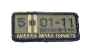 America Never Forgets 3 in Milspec Monkey Embroidered Moral Patch Hook Fastener - Picture 1 of 1
