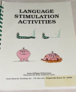 Language Stimulation Activities by Jean Gilliam DeGaetano PB - Bild 1 von 3