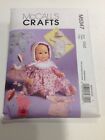 McCall's Crafts M5347 Sewing Pattern Girl Baby Doll Clothes Dress 11"-16" CUT