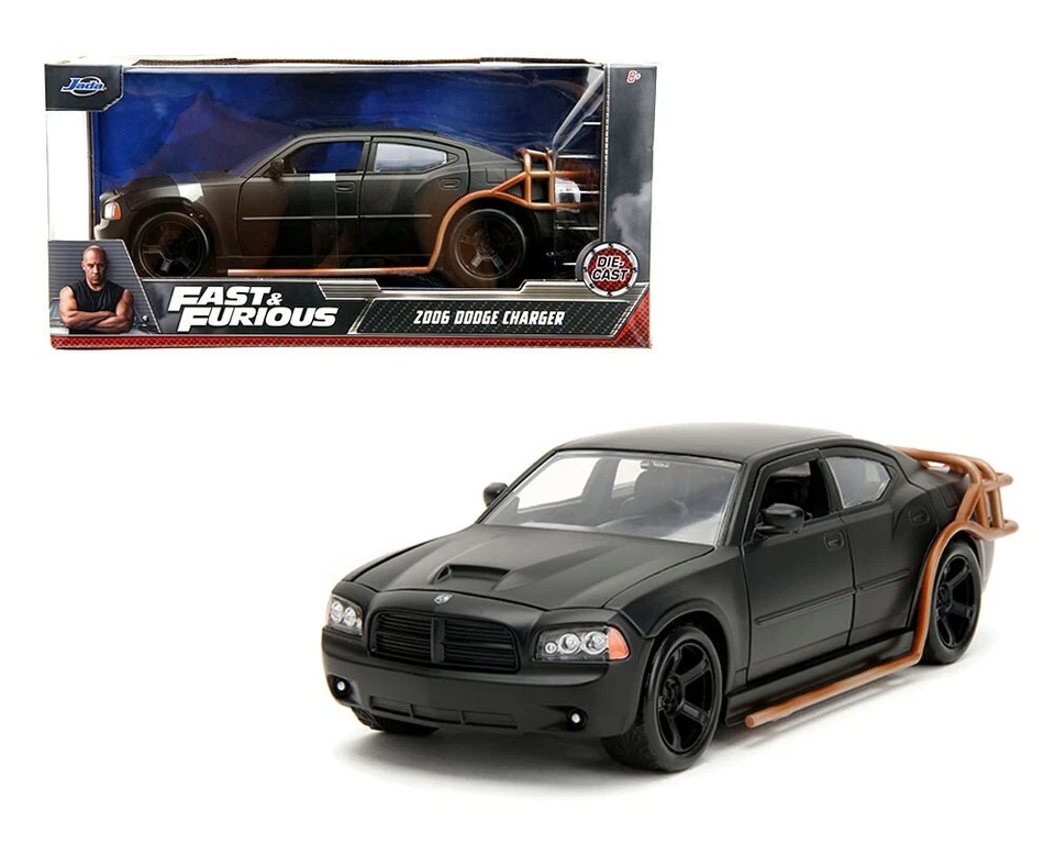 Jada 1/24 F&F 2006 Dodge Charger Heist Car – Noir - 33373 - Photo 1/1