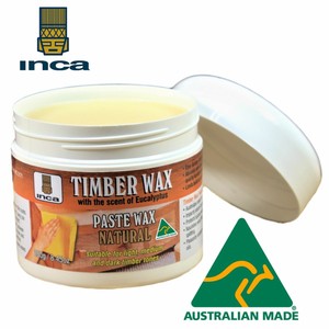 Inca Timberwax Paste Wax Natural Furniture Polish Clear 250gram