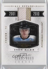 2010-11 Panini Dominion All Decade Materials Prime /25 Evgeni Malkin #EM