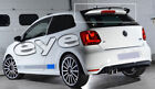 Vw Volkswagen Polo 6R And Polo Cross Wrc Look Rear Roof Spoiler From 2009