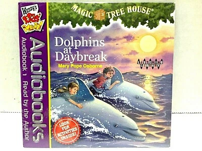 Dolphins At Daybreak Audiobook By Mary Pope Osborne Wendy's Kids Meal New Sealed - Image 1 of 3