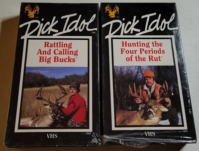 2 DICK IDOL VHS - Rattling & Calling Big Bucks/Hunting Four Periods of the Rut - Image 1 of 4