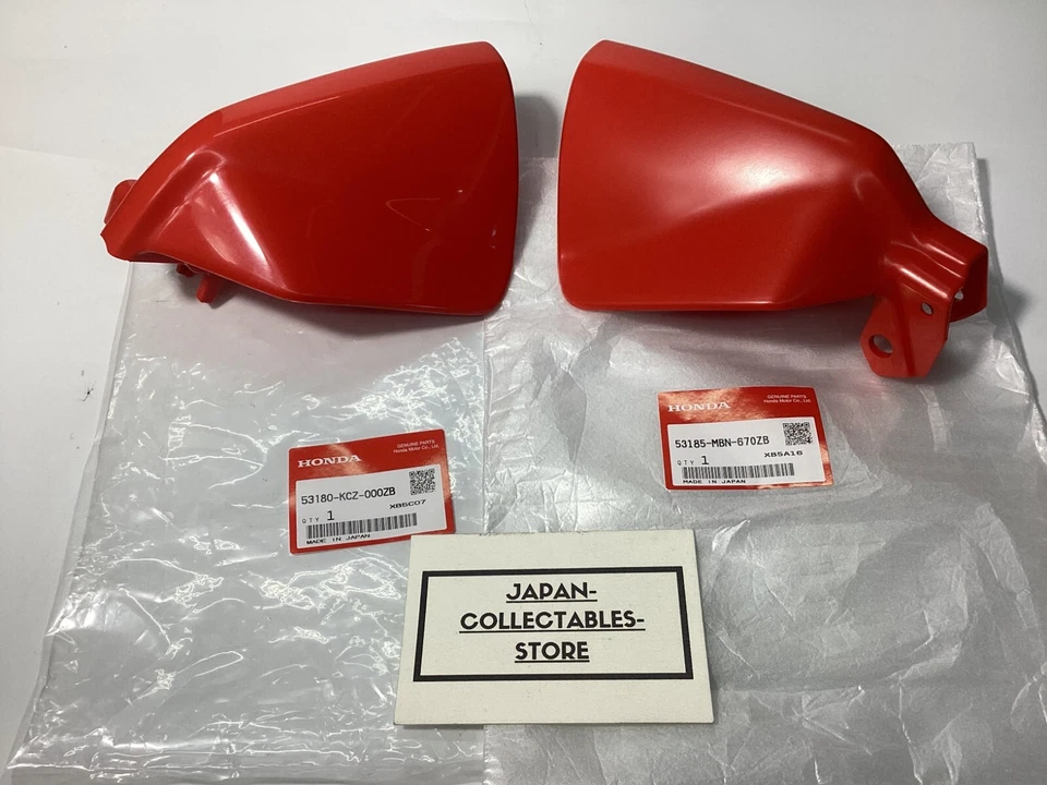 Juego de protectores de mano originales Honda nuevo 2000-2007 XR650 R R134 rojo izquierda derecha cubiertas Foto 1 de 2
