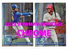 2022 BOWMAN HERITAGE Chrome Prospects #BHPC1-150 Buy More&Save IN-HAND YOU PICK!