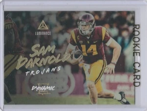 SAM DARNOLD ROOKIE CARD Luminance Football DYNAMIC RC USC Trojans NEW YORK JETS - Bild 1 von 2