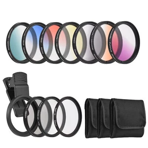 52mm  Lens Filter Kit with 7 Colors Graduated Filters + CPL + Star P7H2 - Picture 1 of 12