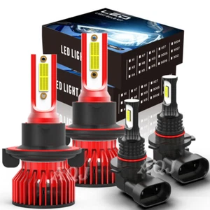 Faros LED HI / LO Beams + luces antiniebla Combo para For 2004-2014 Ford F-150 - Picture 1 of 20