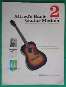 Libro de método básico de guitarra Alfred's 1959 vintage #2 d'Auberge & Morton Manus - Imagen 1 de 13