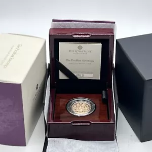 2022 Royal Mint The Queen's Platinum Jubiläum goldfest PIEDFORT Sovereign 2513 - Bild 1 von 6
