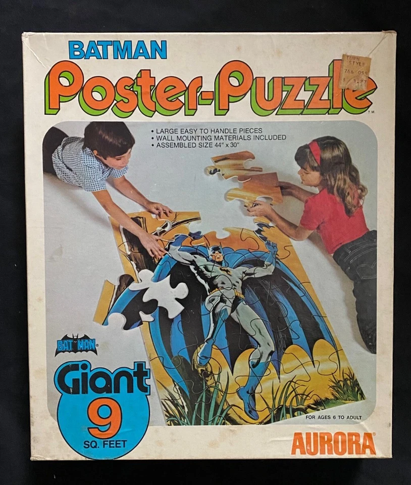 Batman Poster-Puzzle Aurora 1974 Giant - Image 1 of 1