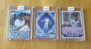 Lot of 3 TOPPS PROJECT 70 *YANKEES GREATS* B'BALL CARDS: Sabathia•Munson•Jackson - Picture 1 of 2