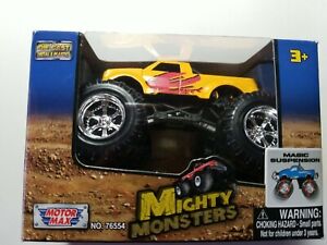 MIGHTY MONSTERS MAGIG SUSPENSION MONSTER TRUCK Toy Yellow 5013D MOTORMAX #76554