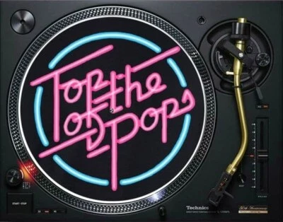 Top of the Pops 1970s 12" SLIPMAT DJ TURNTABLES Slip Record Vinyl Matt Retro - Image 1 of 2