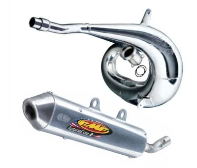 Tubo de escape FMF Gnarly y silenciador Turbinecore 2 S/A para Yamaha YZ250X Foto 1 de 4