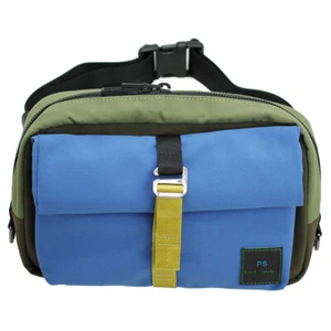 BRAND NEW PAUL SMITH GREEN CANVAS BELT BAG M2A 7007 HCANVS 30 - Imagen 1 de 6