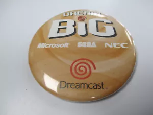 Dreamcast DREAM BIG Microsoft Sega NEC Pin Insignia Consola de Juegos E3 Coleccionable - Imagen 1 de 2
