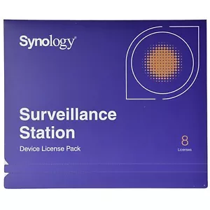 Synology IP Camera 8-License Pack Kit for Surveillance Station - DS1618+ DS718+ - Picture 1 of 2