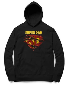 Herren Hoodie Kapuzenpullover Super Dad - Papa der Superman SD18720HD - Picture 1 of 1