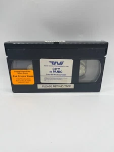 City In Panic Vintage Horror VHS Trans World 80's Slasher Former Rental - Picture 1 of 3
