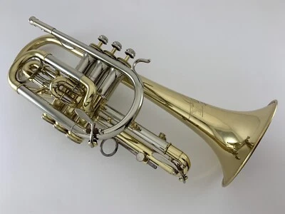 Cornet BUESCHER 400 Modelo - Restaurado por C. MELK - Con Estuche Original - COLECCIONABLE Foto 1 de 4