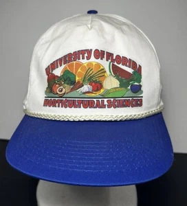 University of Florida Horticultural Sciences Vintage Adjustable Hat Cap White - Picture 1 of 6