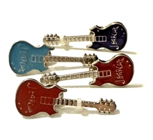 Lot of 4 NEW Jerry Garcia Guitar Lapel Pins Hat Jacket Grateful Dead NWOT - Picture 1 of 7