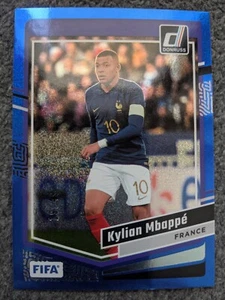 2023-24 PANINI DONRUSS KYLIAN MBAPPE BLUE PARALLEL#17#D19/49 - Picture 1 of 2