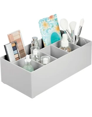 mDesign Cosmetic Organiser — Open-Top Bathroom Tidy Organiser with 6... - Image 1 of 4