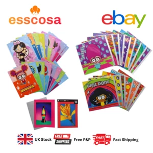600 Birthday & Greetings Cards Premium Quality with Envelopes mixed Job Lot UK - Picture 1 of 16
