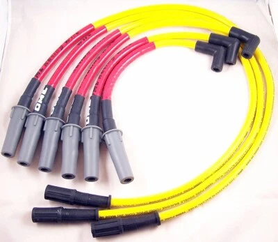 Wrangler 3.8L 07-11 High Performance 10 mm Yellow Spark Plug Wire Set 58310Y - Image 1 of 2