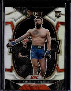 2023 Panini Select UFC CHRIS GUTIERREZ Rookie Silber Prizm Concourse #100 - Bild 1 von 2