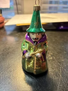 Vintage Polonaise Glass Ornament Wizard from The Wizard of Oz Kurt S Adler - Picture 1 of 7