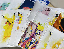 17 Pokémon, Naruto Canvas Posters, Pikachu, Bulbasaur Etc.  12’ X 8’