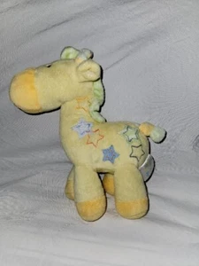 Just One you Carters Giraffe Toy Plush 7" Tall Yellow Star Rattle - Picture 1 of 11