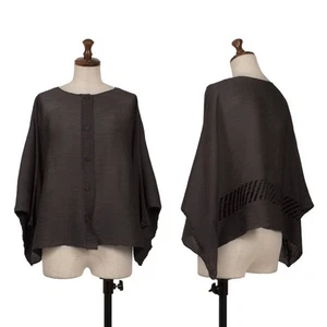 ISSEY MIYAKE me Flocked Print Crepe Pleated Cardigan Size Free(K-163633) - Picture 1 of 12