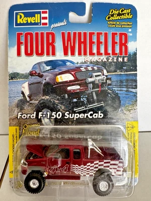 1:64 Revell Four Wheeler Magazine 2002 Maroon Ford F-150 Supercab NIP - RARE! - Image 1 of 4
