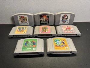 Lot Of 8 Japan Import N64 Kirby, Super Smash Bros, Mario, Star Fox, & Yoshi - Picture 1 of 3
